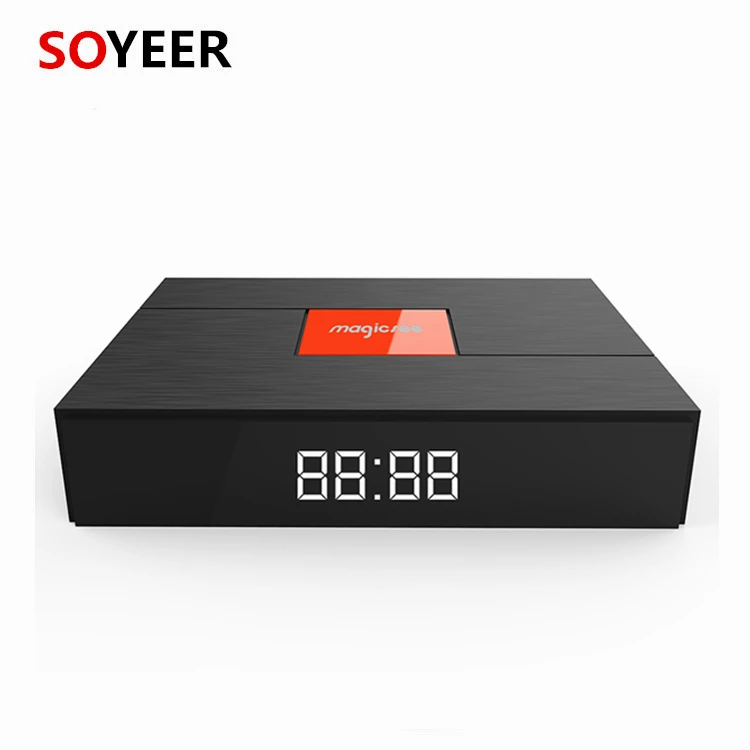Soyeer S905D Hybrid C400 T2 S2  2G 16GB Satellite Receiver Android Smart Tv Box Dual WIFI BT 4.0