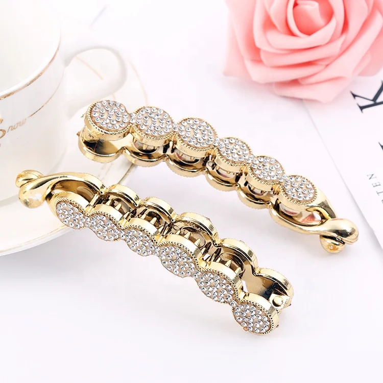 Women Plastic Hair Clip Diamond Hair Claws Accessories