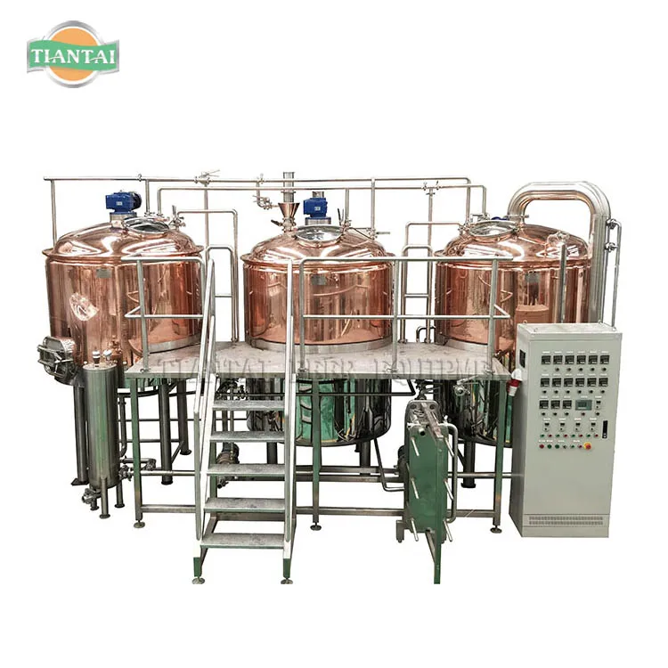 Tiantai 2000L steam customized beer brewery equipment microbrewery system brewing machine