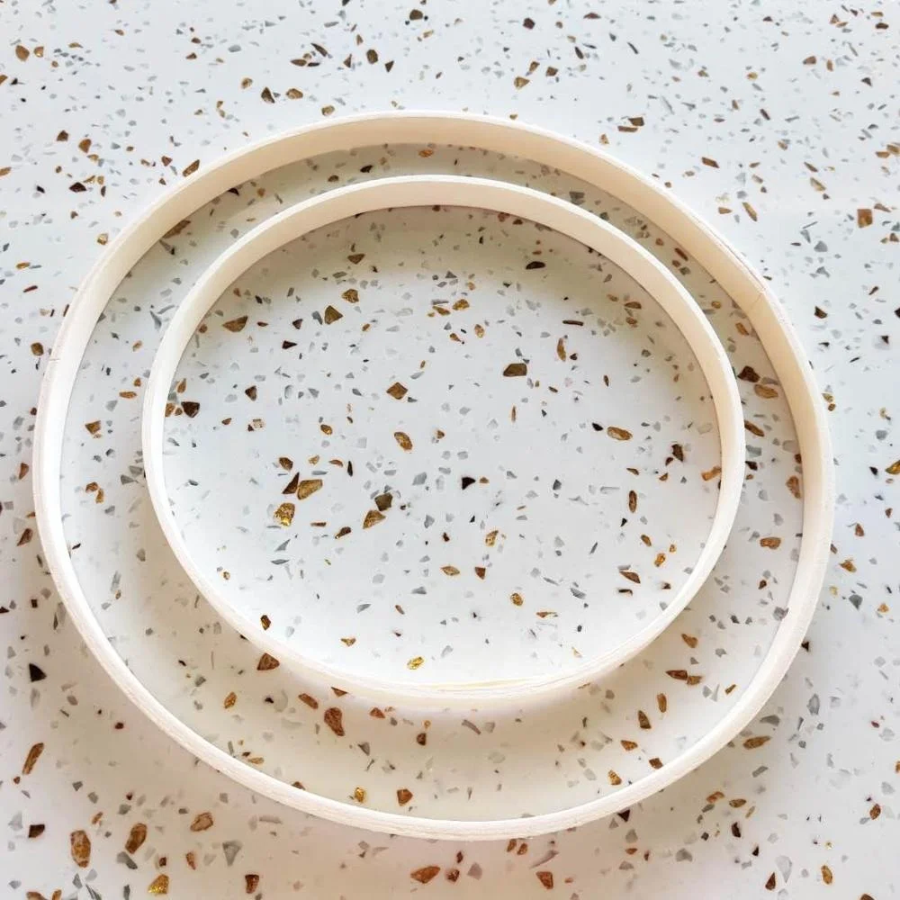 4/6/8 inches plywood multipurpose tool round circle wooden hoop for crafts