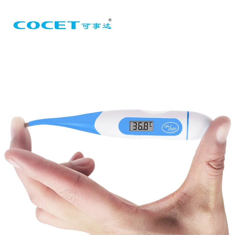 OEM CE Certification Accurate 2 Decimal 0.01 Electronic Digital Ovulation Basal Body Thermometer With Flexible Probe