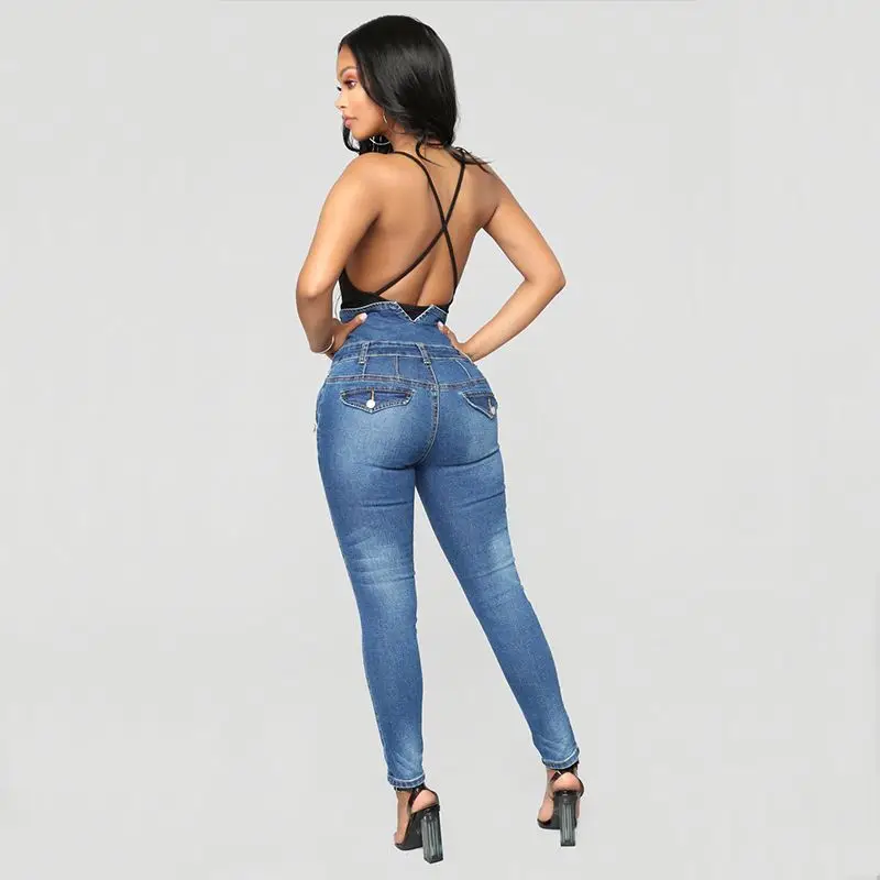 
2020 China Factory More buckle design korean jeans for women Australia 