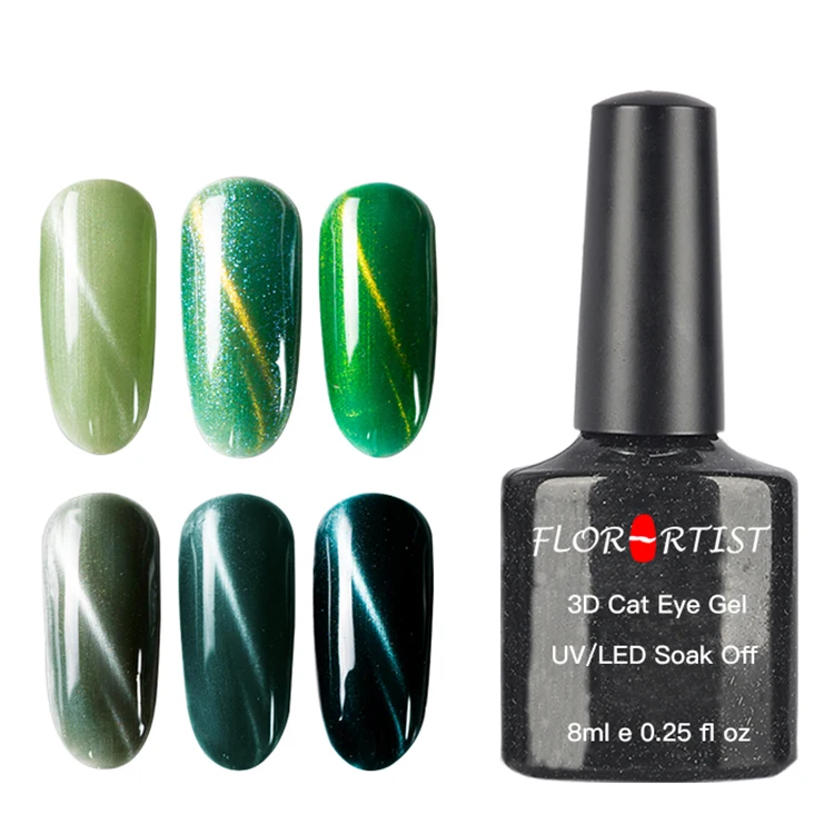 Gel Nail polish Beautiful Cat Eye Colors New Products Odorless 3 Steps Gel Color Without Crack
