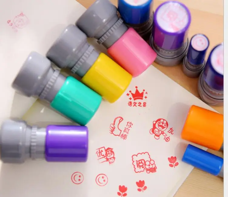 animal self inking funny teacher stamps rubber stamp
