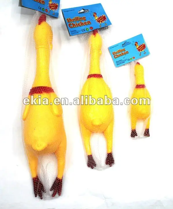 Funny Vent Long Neck Chicken Shrilling Chicken Sound Squeeze Screaming Kid Shrilling Chicken Toy
