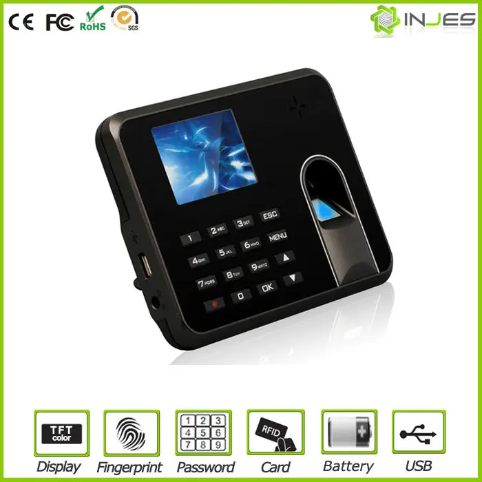 Tft color display usb desktop biometric usb fingerprint scanner