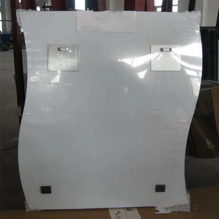 Best selling S shaped frameless wave mirror adhesive mirror for wall 20x40cm 20x120cm 20x160cm