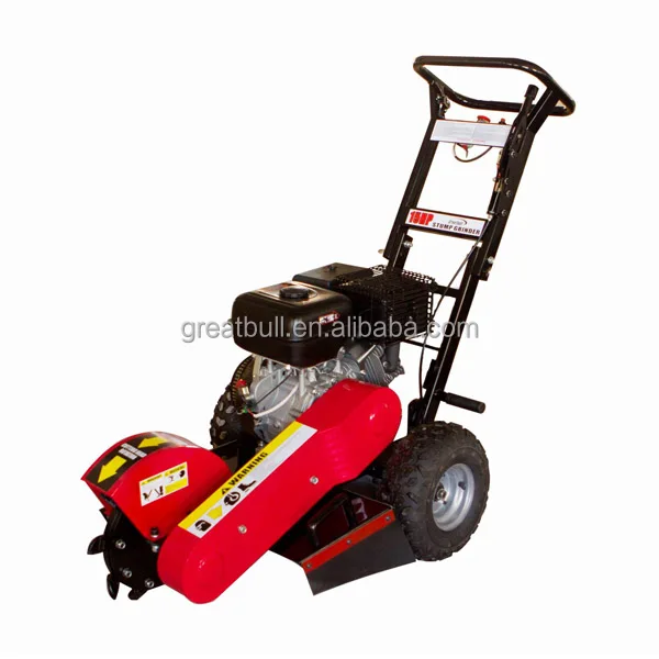 Forestry Garden Use Mini Petrol Loncin Engine 9 Teeth Stump Grinderr with Safty Bar