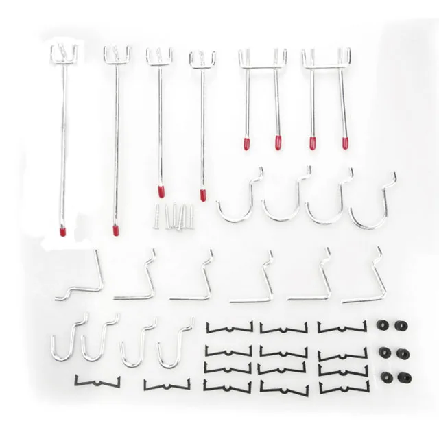 
32PC assorted peg hooks set for 1/8