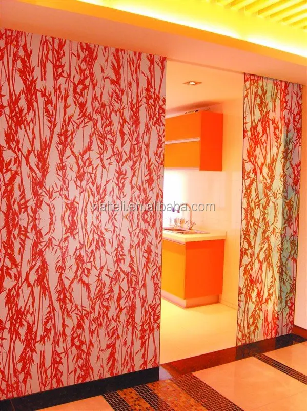 Waterproof acrylic resin sheets partition wall