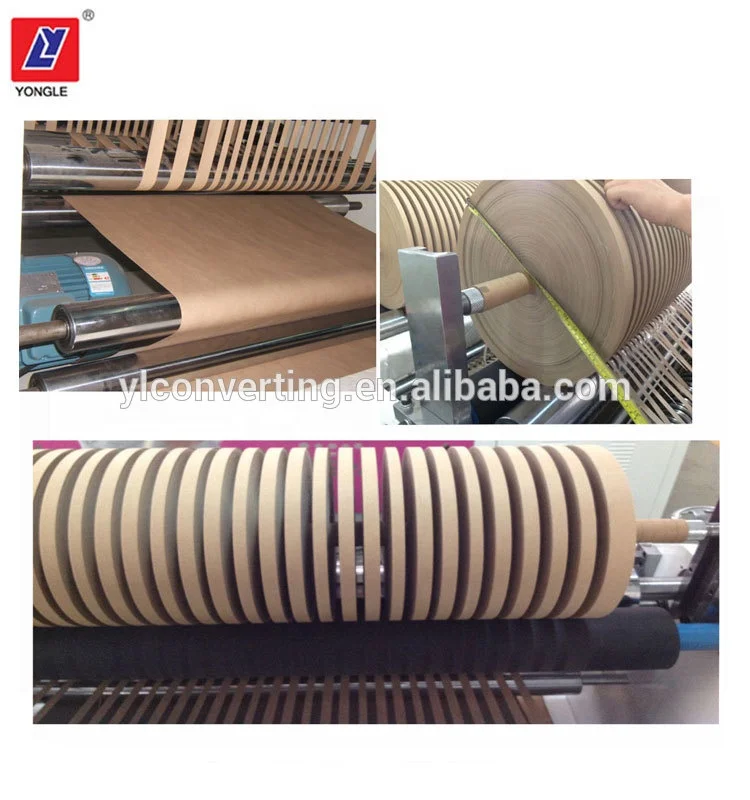 
Slitting and rewinding machine for kraft paper 