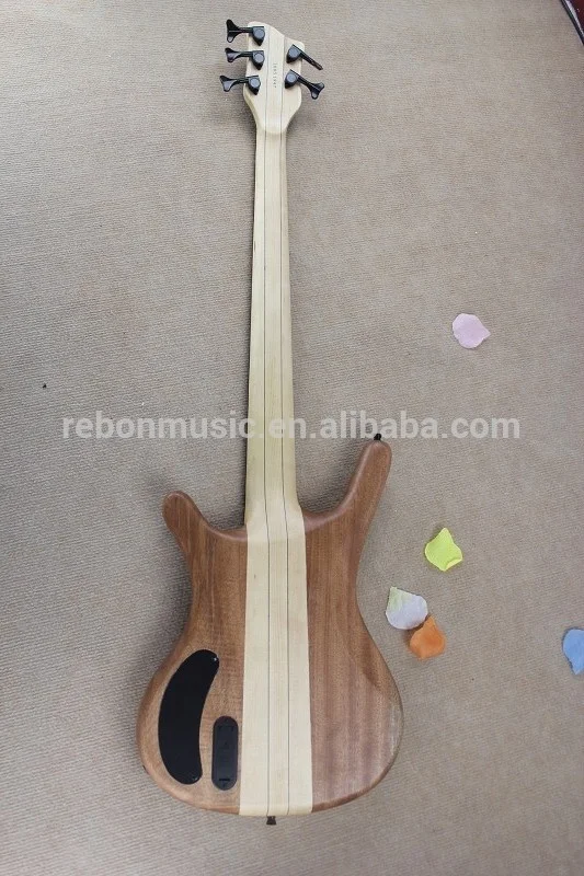Weifang Rebon 5 string neck through body electric bass guitar