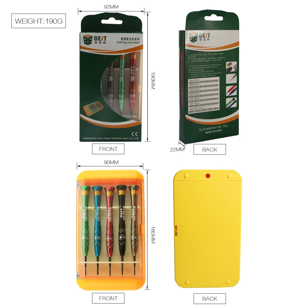 High Quality Factory Direct Precision Mini Screwdriver Set destornillador Kit For iPhone Computer Cell Phone Repair Tool Kit