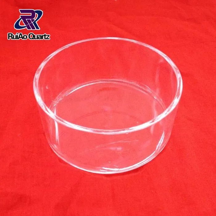 
Round clear laboratory glassware quartz glass petri dish 