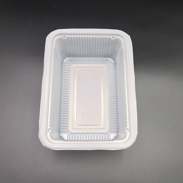 Custom Disposable Plastic Packaging Frozen Tofu Fruit Bread Food Packing Tray