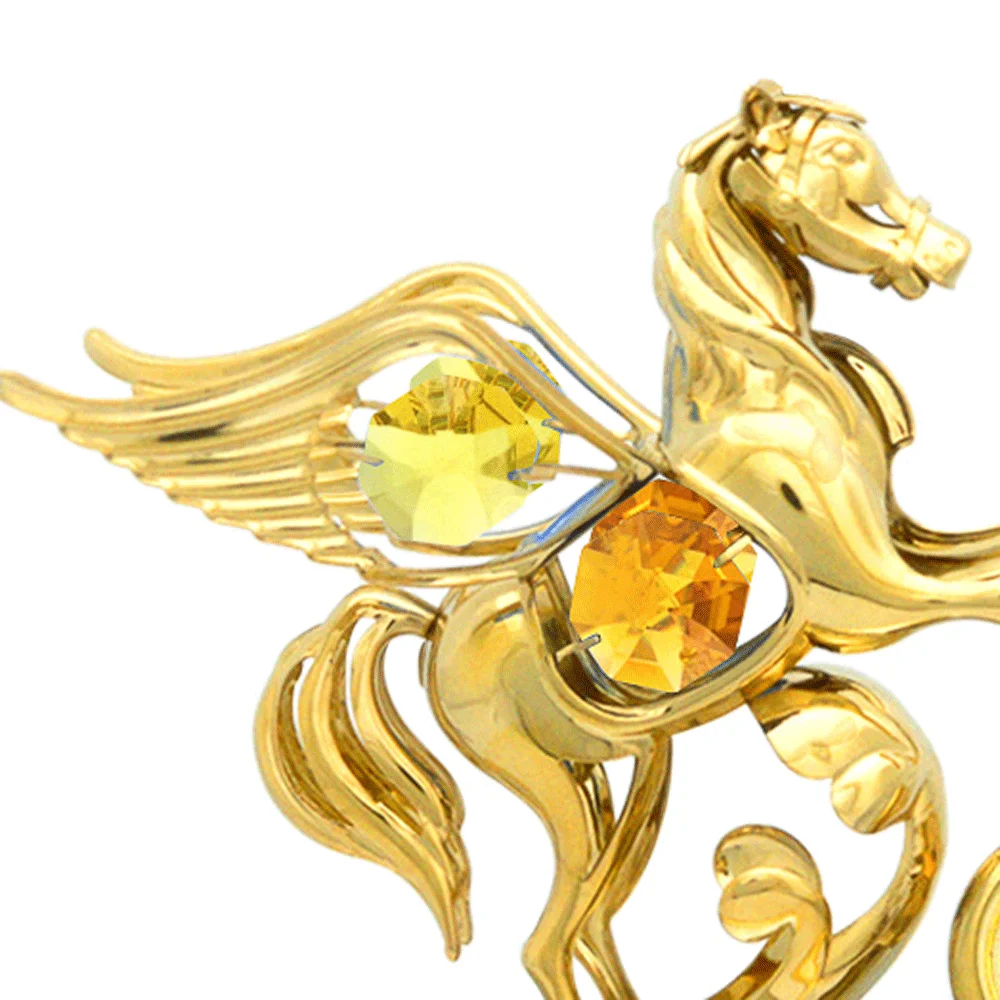 High Quality Exquisite Gold Plated Metal Clock