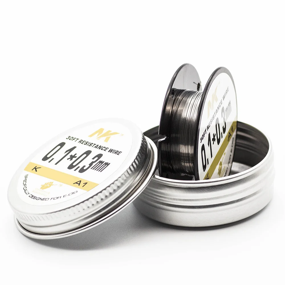 NK KA1 ribbon wire 0.1*0.3mm 30ft 0cr25al5 resistance wire fecral heating electrical ribbon wire