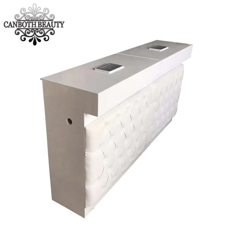 Classic design curved salon manicure nail bar table / nail table bar station CB-M750