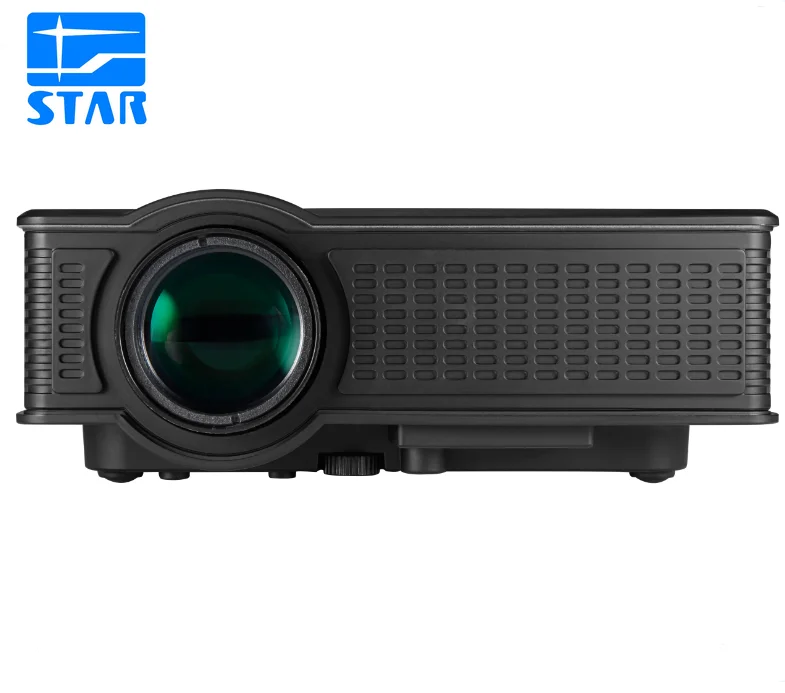Звезда SD60 мультимедийный проектор HD 1080 P 800*480 HDMI USB VGA видео проектор для смартфонов игры домашний кинотеатр черный
