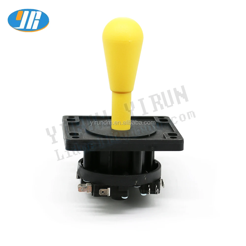 New American Style Joystick Arcade Rocker 4 way 8 way HAPP  Style Joystick Red yellow blue green black and white top ball