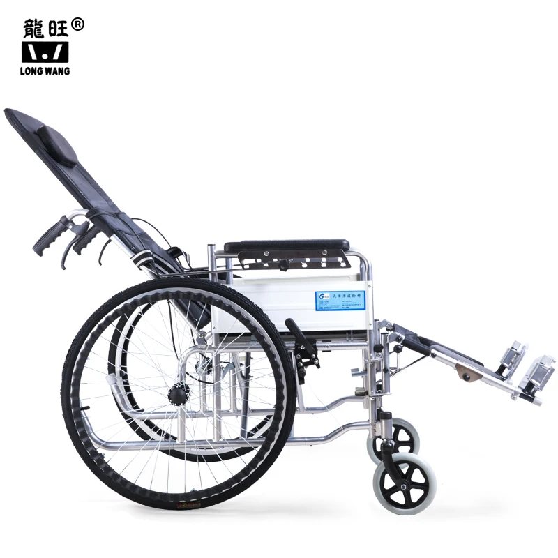  Лидер продаж 2019 больничная Легкая ручная наклонная комод для инвалидов ортопедическая инвалидная коляска