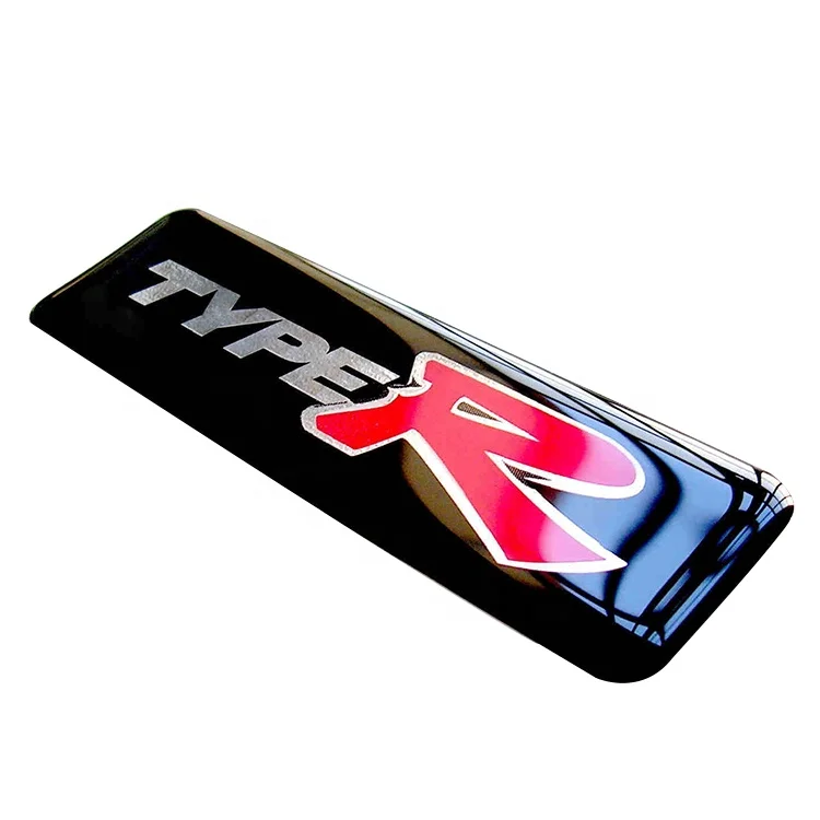 Custom Printed Waterproof Car Logo Pvc Dome Epoxy Stickers For Resin