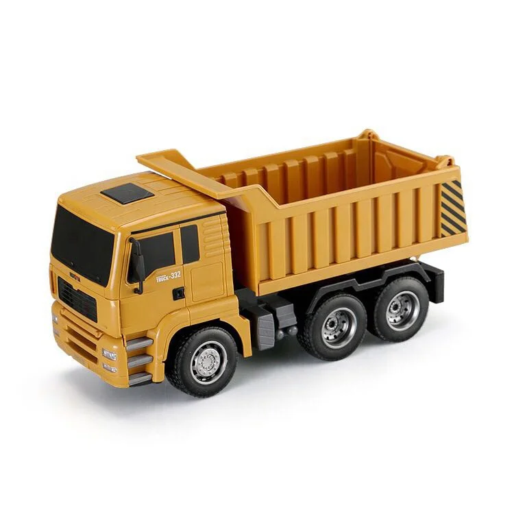 New Arrival Huina RC 332 Six Channel 2.4Ghz 6CH 1/18 Dumper Trucks 40HMZ Mini Dumper
