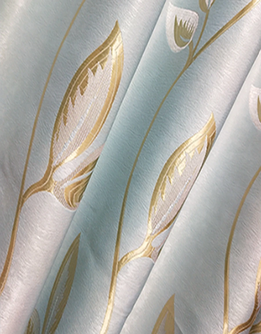 All our website selling by Ready Stock Factory Wholesale Jacquard  Blackout curtain fabric