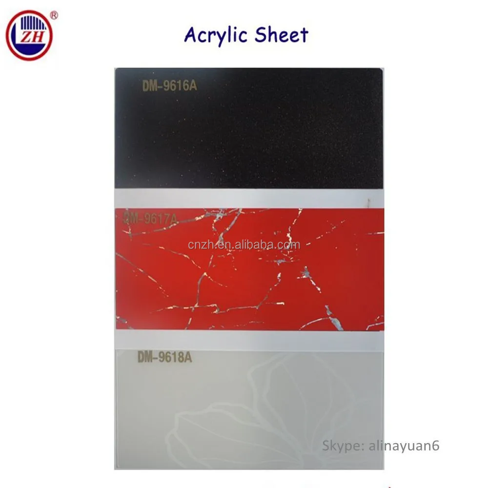 1mm thickness plastic acrylic sheet used for kitchen cabinet door