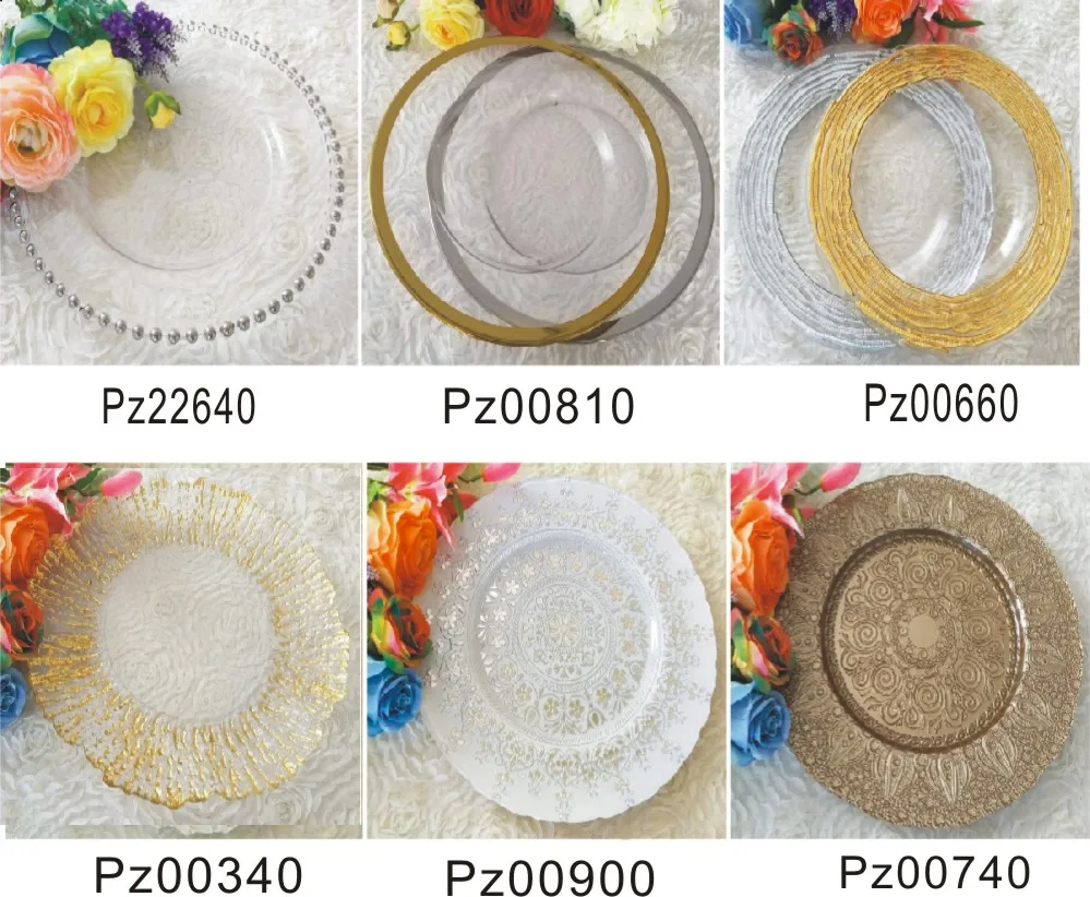 PZ29000 turquoise solstice sea sponge reef glass cheap charger plates wholesale canada