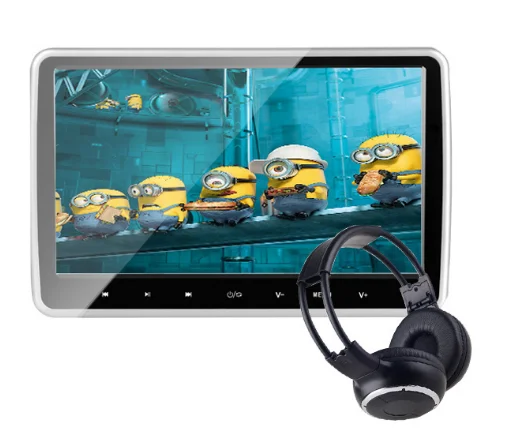 Wholesale 10.1 Inch Super Slim Digital Color Screen Dvd Av Input Touch Button Tft Lcd Monitor Tv Hd Display headrest monitor
