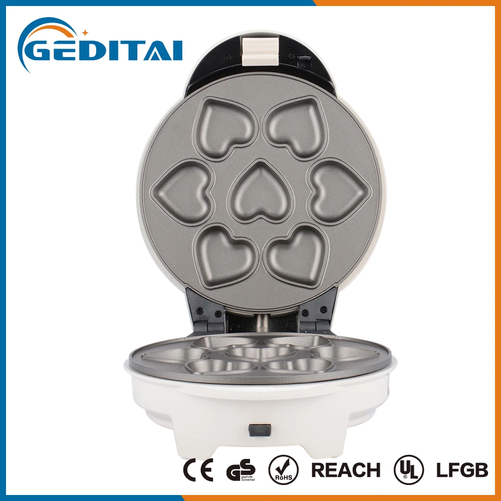 Hot sale 7 holes mini cup cake make with high quality and low price waffle maker