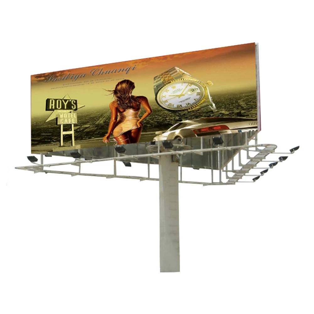 Three Sided Rotating Advertising Outdoor Billboard