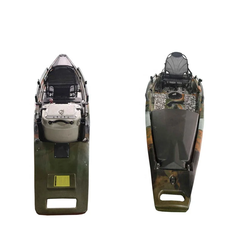 4.173m-long camouflage color pro angler fishing kayak&kajak canoe boat with pedal from U-Boat factory