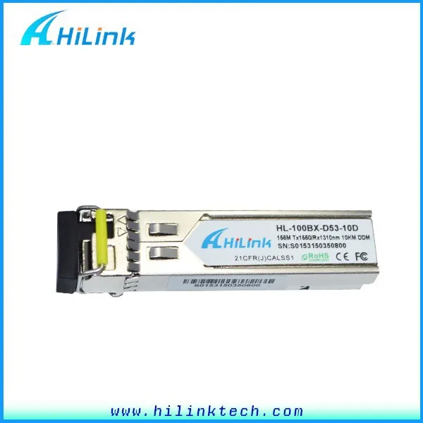 Высокое качество SFP биди WDM 155 м 10 км Tx1310nm Rx1550nm