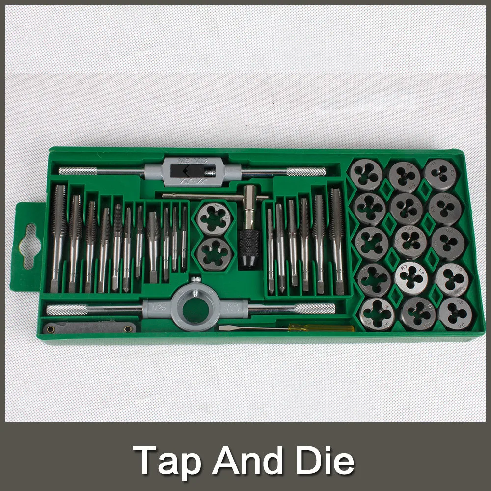 40PCS Metric Tap and Die Set tap die