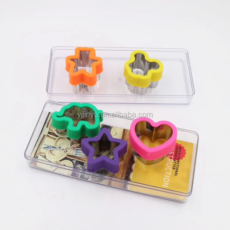 
Source Supplier Hot sale Kitchen Stainless Steel cookie sandwich vegetable fruit cutters 