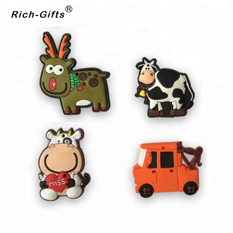 Factory Cheap Soft Rubber Fridge Magnet For Christmas