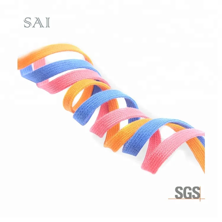 Factory Inventory Wholesale Colorful High Quality Low Price Cotton Flat String