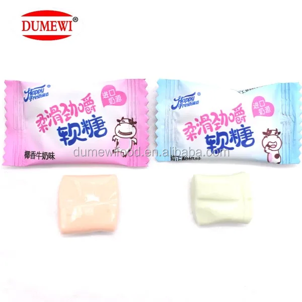 Sweet Assorted Fruit Flavor Chewy Milk Soft Candy