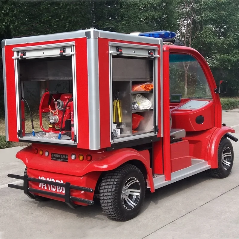 Small Size Electric Fire Truck For Emergency Use