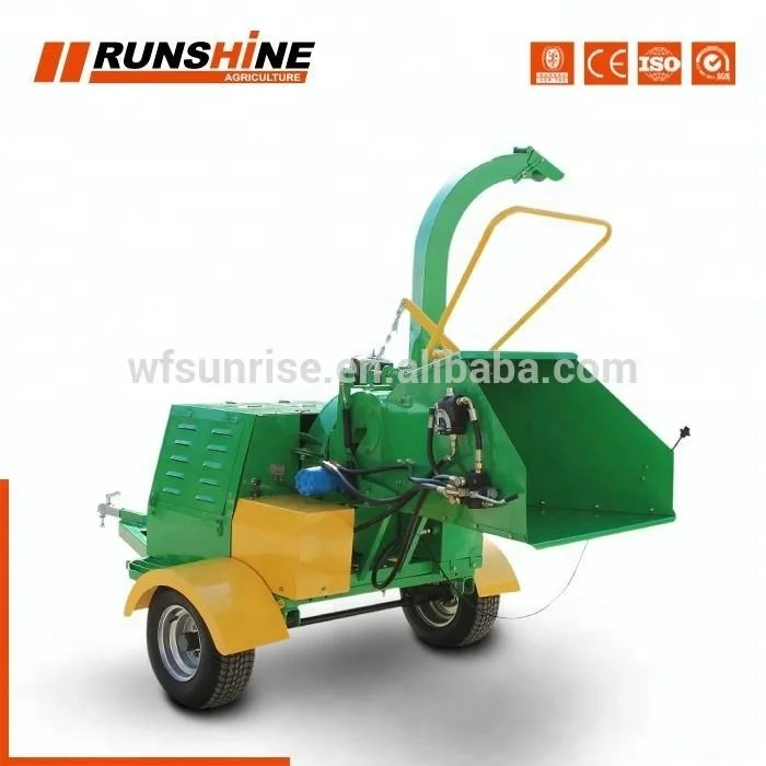 CE approved forestry machinery 22hp wood chipping machine