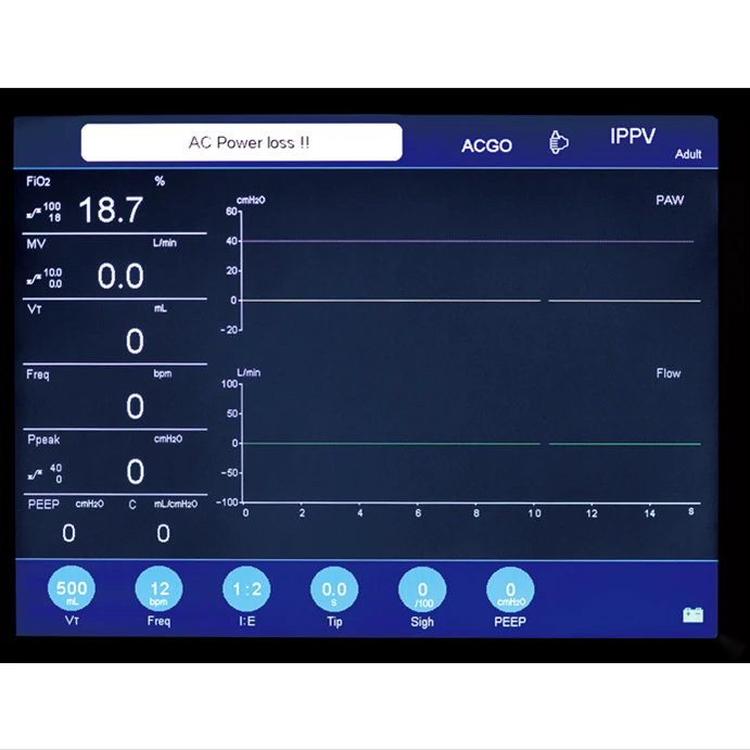 Hospital ICU Room Surgical Operation Equipment Surgery Medical Anesthesia Machine with Ventilator  S6100