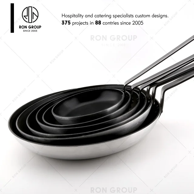 Wholesale Manufacturer Party Restaurant Metal Kitchenware Cookware Non Stick Cast Iron Cooking Fry Nonstick Frying Pan
