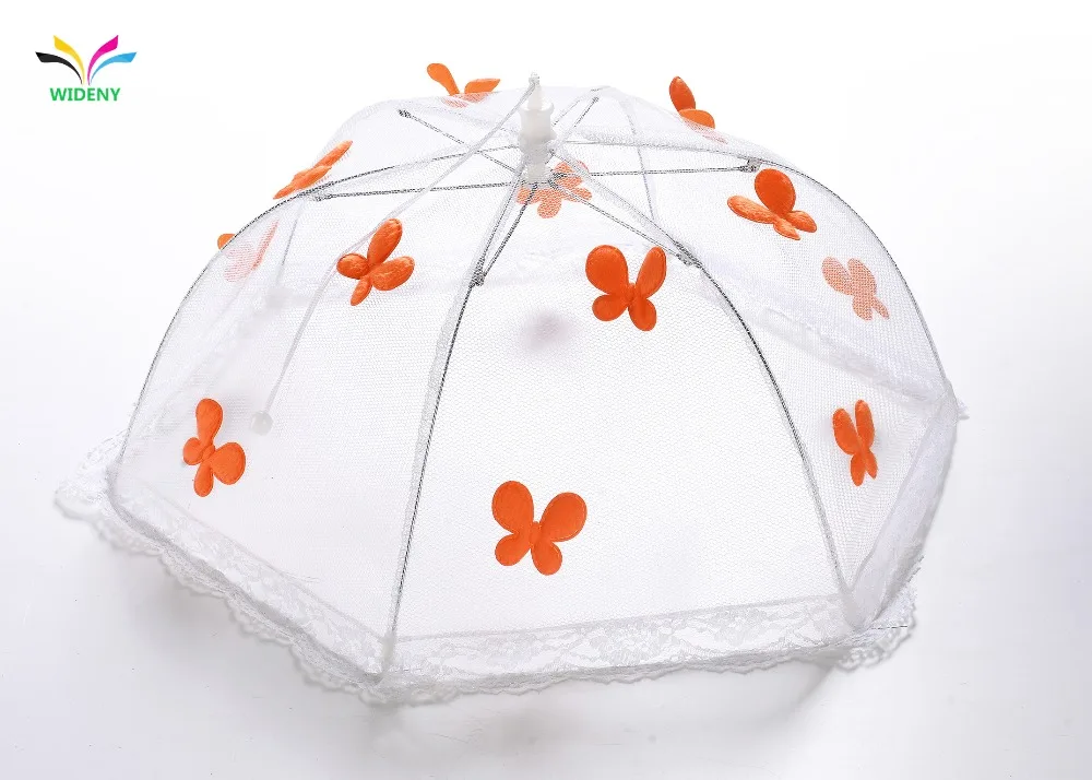 Home Kitchen Outdoor Decorative Fly Net Round  Mesh Table Food Cover Tent