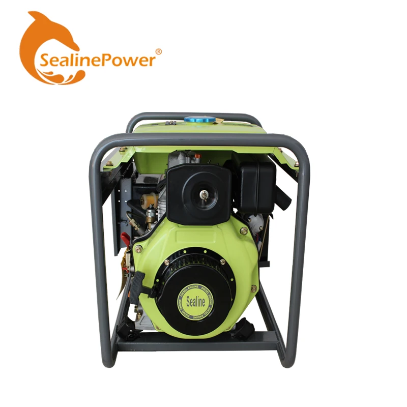 China Factory Manufacture Air Cooled Diesel Generator Open frame Type 3KW 3KVA Power 178F Diesel Engine