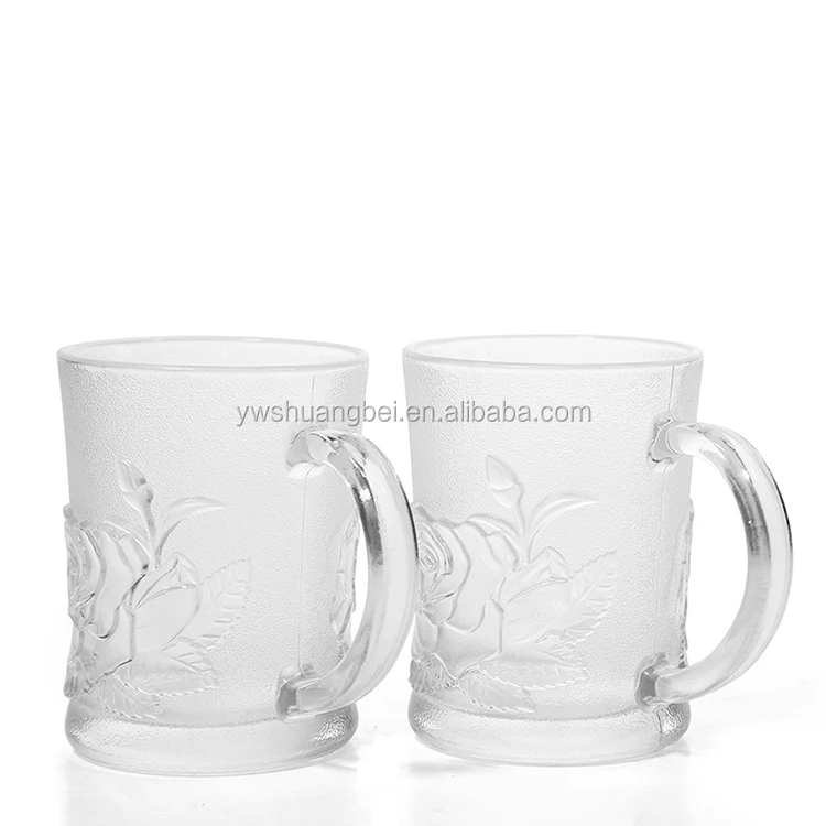 Wholesale 6pcs Glass Cup Set With Gift Box Drinking Glass Small Glass Cup