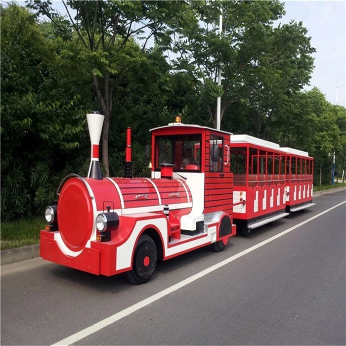 Китайский профессиональный производитель, современный небольшой туристический парк аттракционов, туристический Электрический бесспортивный поезд для взрослых на продажу