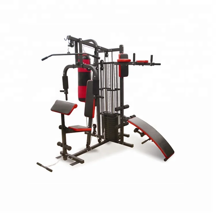 Multi function 3 station home gym equipment fitness equipment HRGYM08A