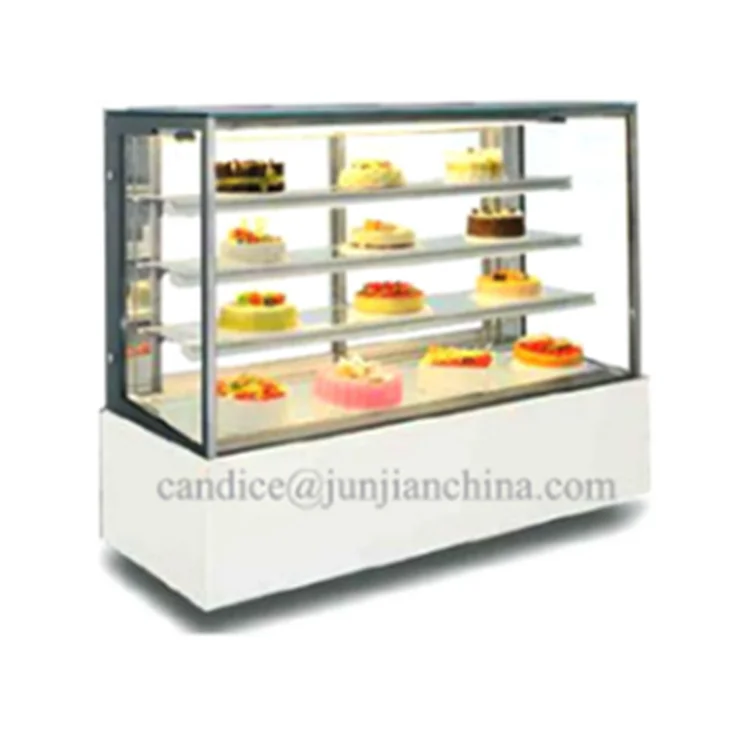 commercial bakery display cabinet refrigerated cake display showcase for coffee shop